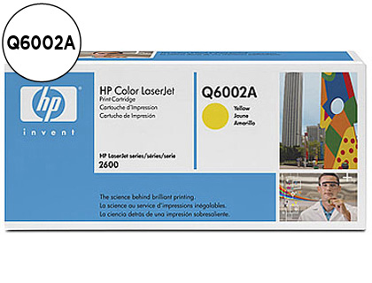 Toner laser original hp q6002a 2000 p jaune