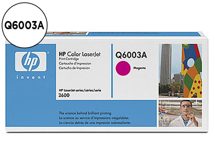 Toner laser original hp q6003a 2000 p magenta