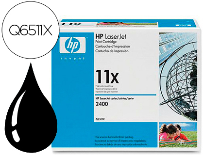 Toner laser original hp q6511x 12000 p noir