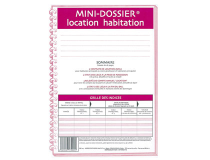 Contrat location habitation weber diffusion mini 28 pages 2 états lieux 3 relevés compte locataire indices 2 contrats