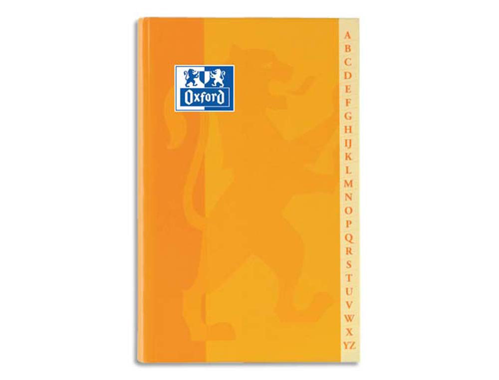 Répertoire oxford brochure souple couverture lavable touches plastifiées 148x210mm 192 pages 90g 5x5mm assortis