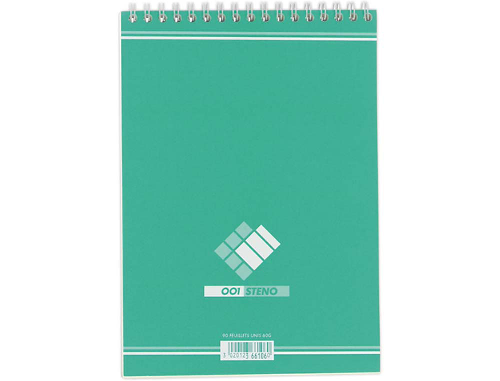 Bloc bureau conquerant sept a5 reliure intégrale 148x210mm 180 pages 60g uni coloris vert lagon