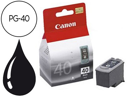 Cartouche d'encre original canon pg-40 195 p noir