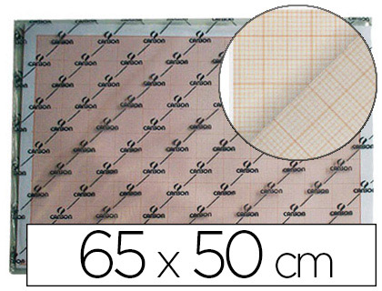 Papier millimétré canson papier blanc sans grain 100g 50x65cm unicolore bistre