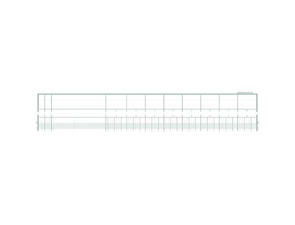 Manifold comptable exacompta piqué tête paresseuse 270x320mm horizontal 28 lignes 80 pages 8 colonnes/page