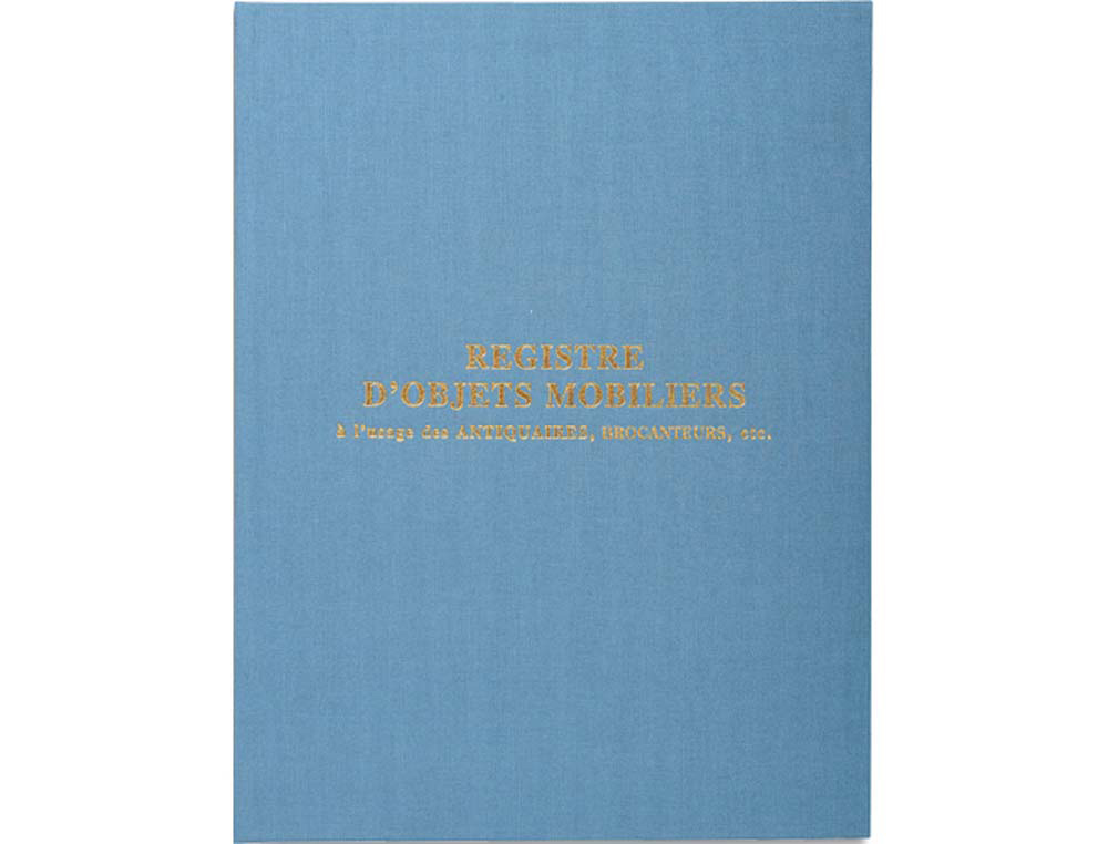 Registre exacompta objets mobiliers ventes magasin 240x320mm 100 pages