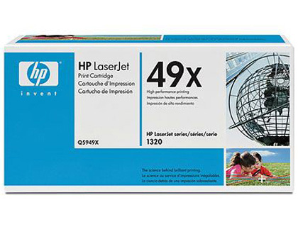 Toner laser original hp q5949x 6000 p noir