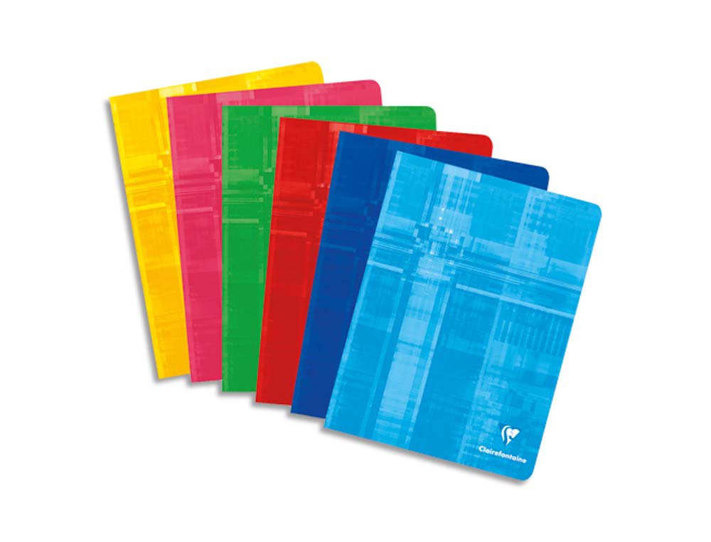 Cahier piqué clairefontaine papier vélin velouté couverture pelliculée a5+ 17x22cm 48 pages 90g séyès