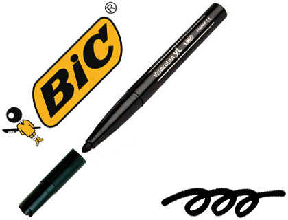 Bic kids visa color xl coloriage encre lavab le corpslarge pointe extra -large     bloquée couleur noir