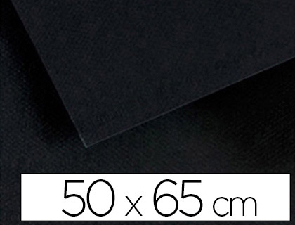 Papier dessin canson vivaldi nº626 50x65cm 120g/m2 offset unicolore noir