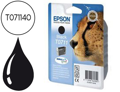 Cartouche d'encre original epson c13t07114010 250 p noir