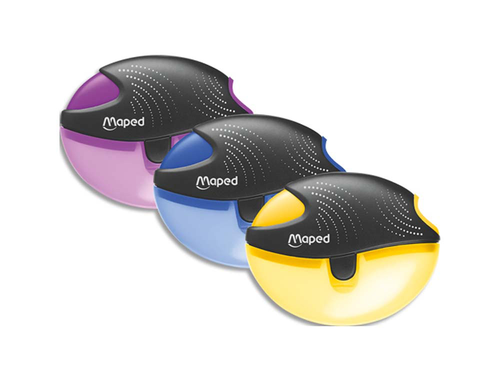 Taille-crayon maped galactic 1 usage couleurs assorties
