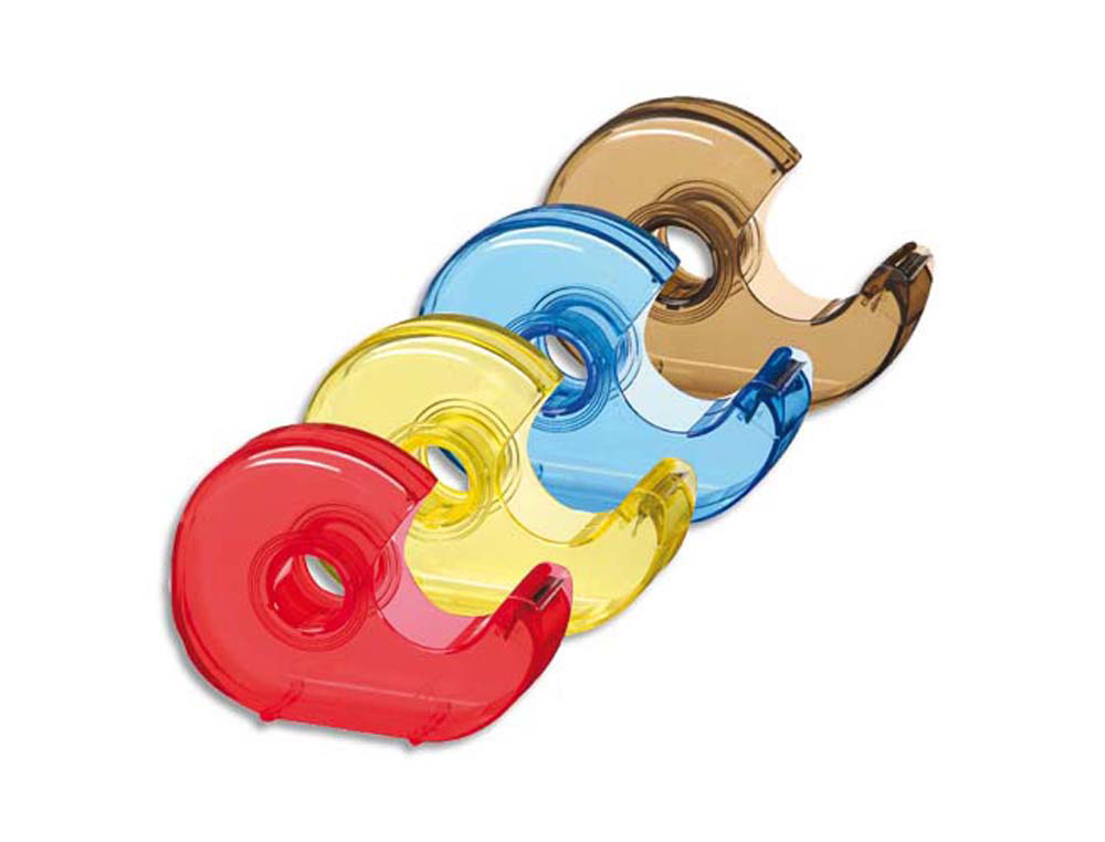 Dévidoir wonday escargot abs lame acier pour ruban adhésif 19mmx33m