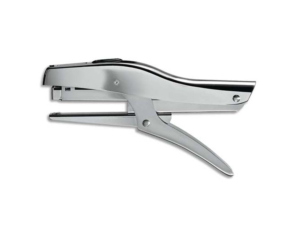 Pince à agrafer rexel 19 acier 94x27x219mm 20f agrafes sp19 coloris chromé
