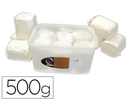 Pâte à modeler modly multi-activités autodurcissante coloris blanc pack 12 pains 250g