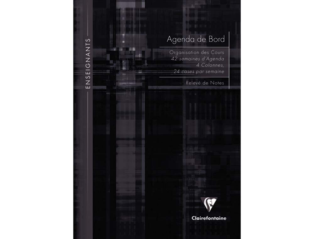 Carnet bord broché clairefontaine pour enseignants a4 21x29,7cm 144 pages