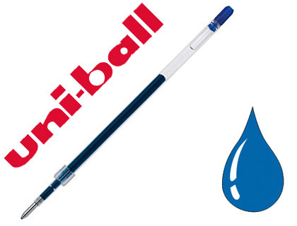 Recharge uni-ball roller jetstream largeur moyenne coloris bleu
