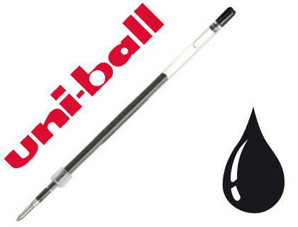 Recharge uni-ball roller jetstream largeur moyenne coloris noir