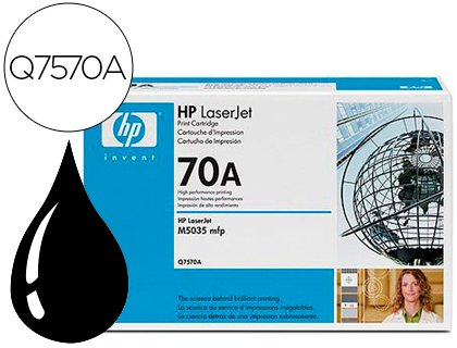 Toner laser original hp q7570a noir