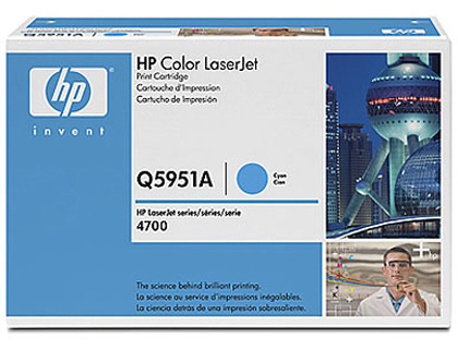 Toner laser original hp q5951a 10000 p cyan