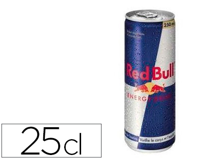 Boisson red bull énergisante canette 25cl