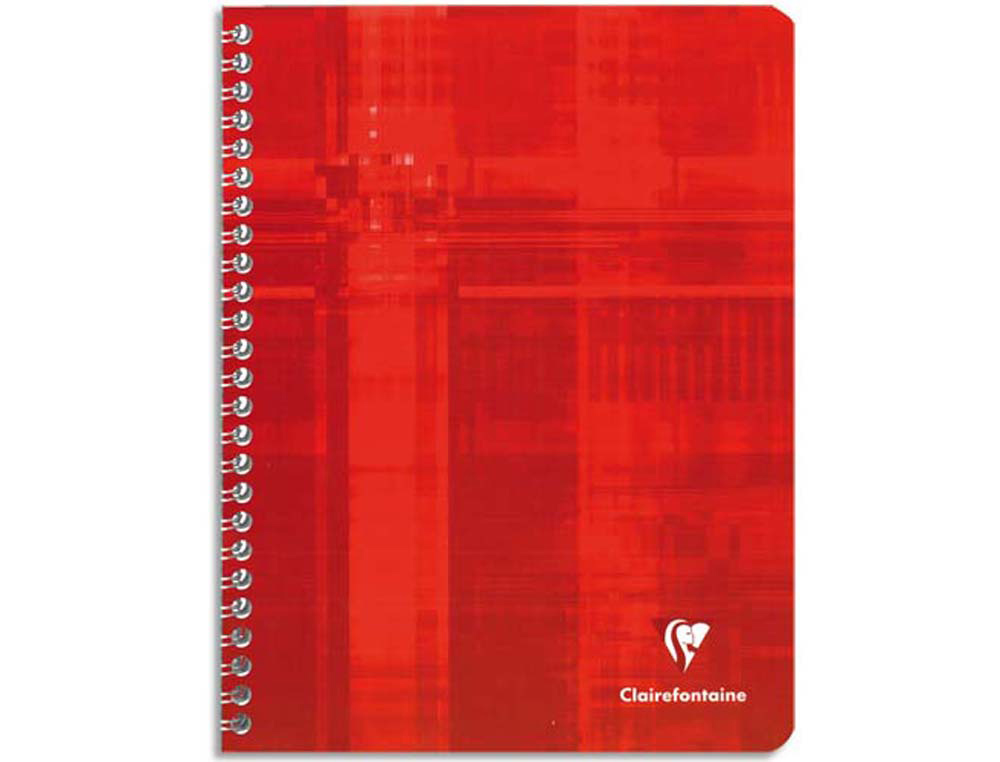 Cahier clairefontaine papier vélin velouté couverture pelliculée reliure intégrale a5+ 17x22cm 100 pages 90g 5x5mm