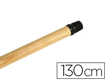 Manche bois longueur 130cm diamètre 24mm filetage