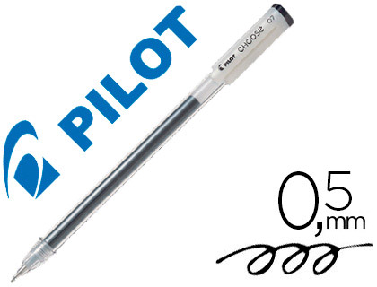 Roller pilot écriture moyenne 0.5mm capuchon encre gel choose begreen dernière génération encre couleur noir