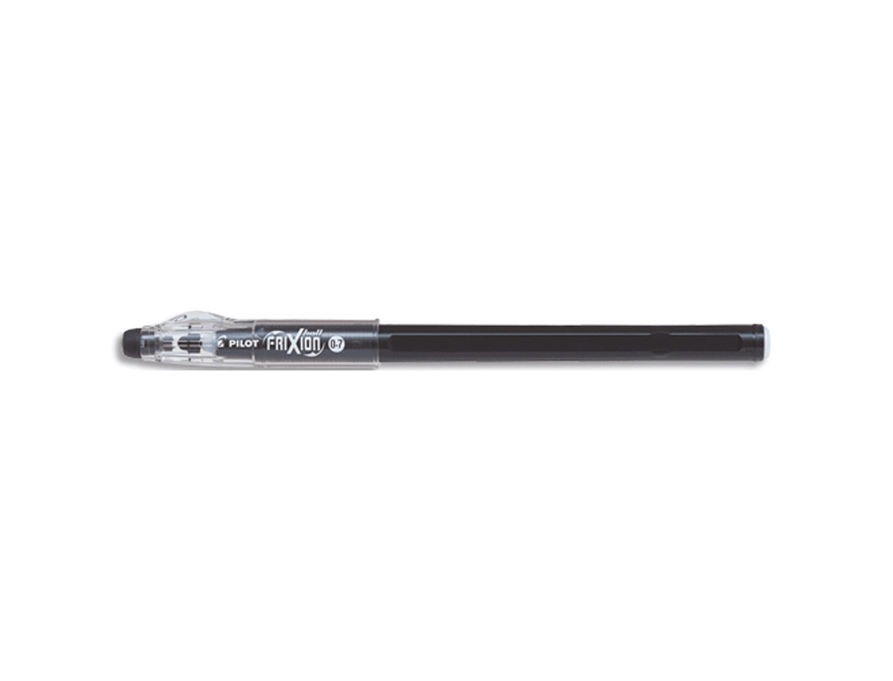 Roller pilot vball 7 rt écriture moyenne 0.5mm encre liquide grip caoutchouc clip métal rétractable rechargeable noir