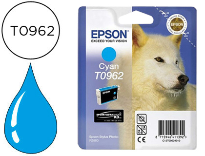 Cartouche d'encre original epson c13t09624010 1505 p cyan