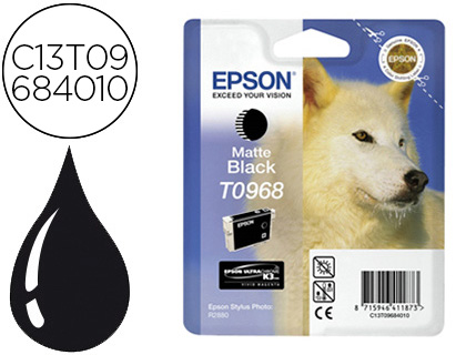Cartouche d'encre original epson c13t09684010 495 p noir