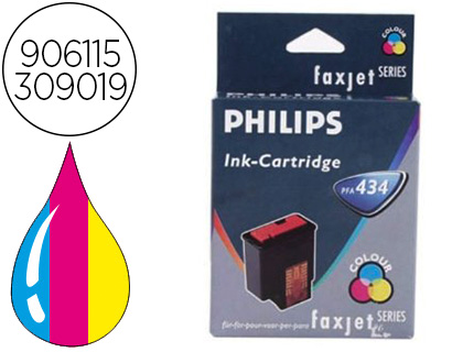 Cartouche d'encre original philips 150 p cyan/magenta/jaune pack 3 couleur