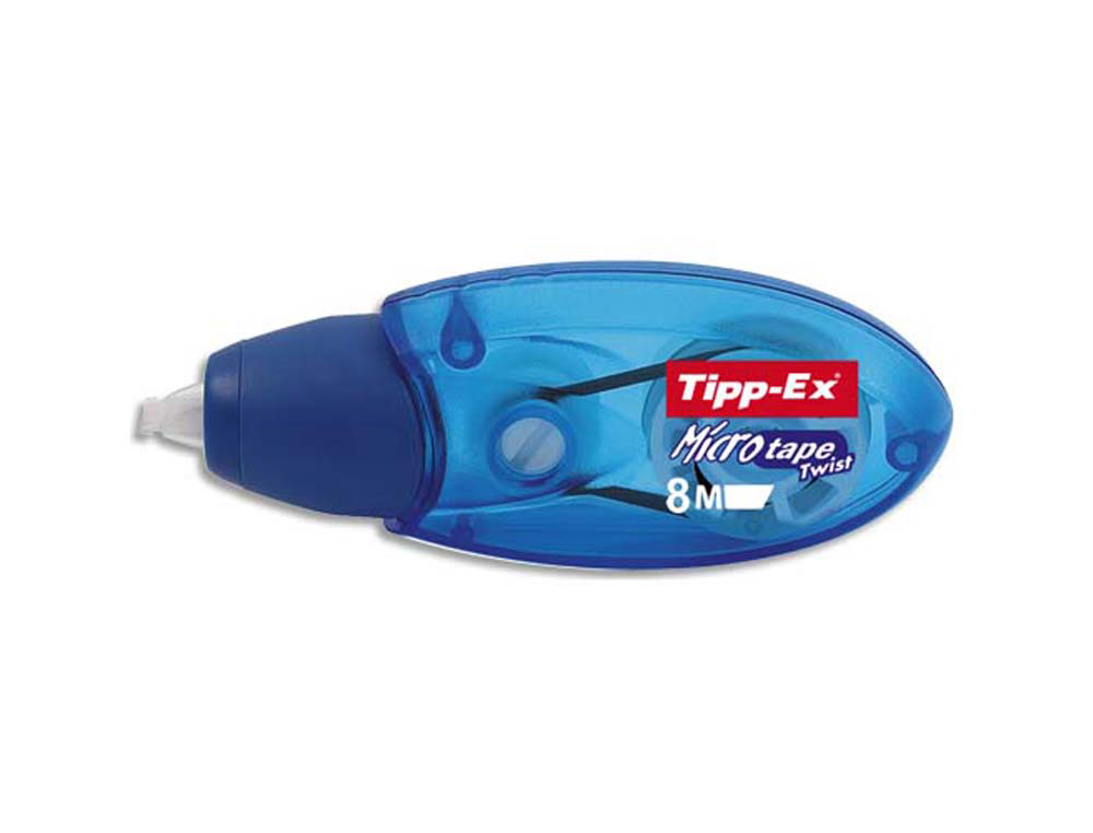 Correcteur tipp-ex micro tape twist dévidoir mini ruban polyester 5mmx8m capuchon forme ergonomique