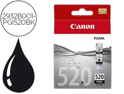 Cartouche d'encre original canon pgi-520 350 p noir