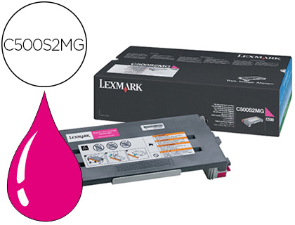 Cartouche d'encre original lexmark c500 1500 p magenta