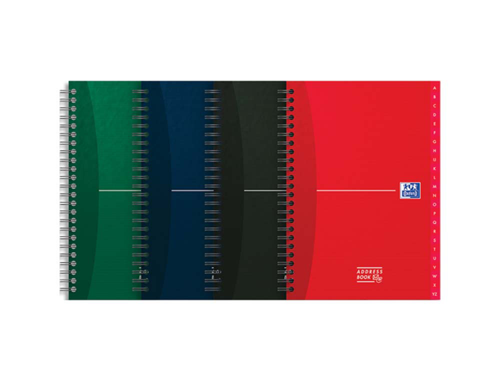 Cahier répertoire oxford office reliure intégrale couverture rembordée rigide a5 144 pages 90g réglure spécifique