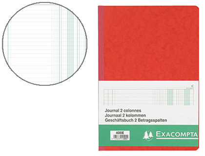 Manifold exacompta piqué a4 210x297mm 32 lignes 80 pages journal folioté
