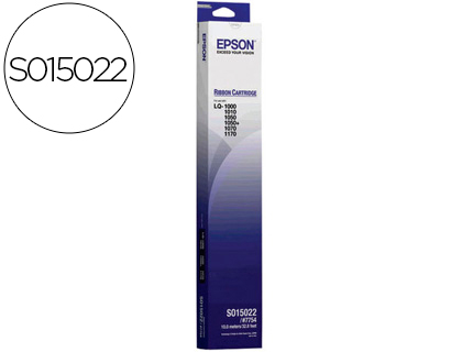Ruban original epson c13s015022 noir