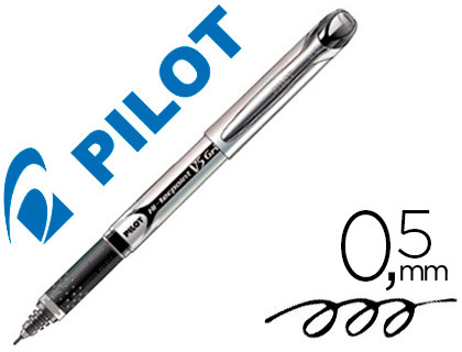 Stylo pilot v7 grip écriture moyenne 0.5mm clip métal grip préhension niveau encre liquide visible 1600m écriture noir