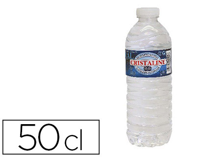 Eau plate cristaline bouteille 50cl