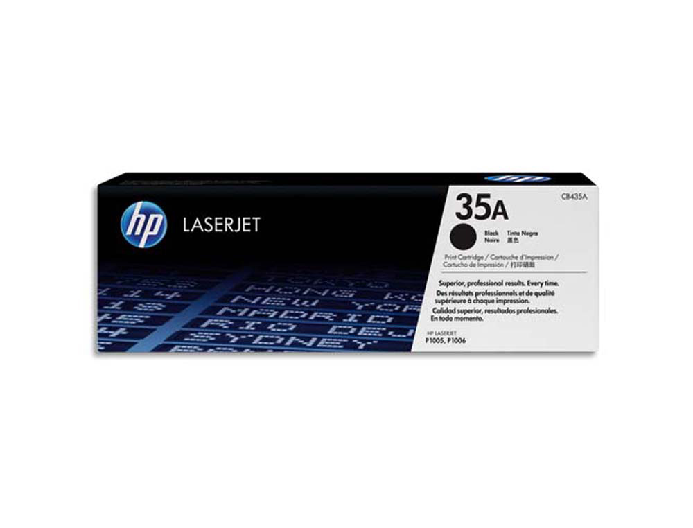 Toner laser original hp 35a 1500 p noir