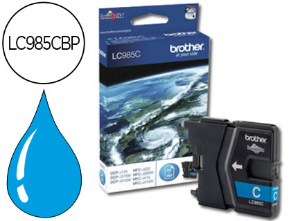 Cartouche d'encre original brother lc985c 260 p cyan