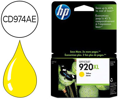 Cartouche d'encre original hp 920xl 700 p jaune