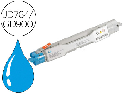Toner laser original dell g7845/gg579 8000 p cyan