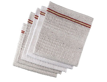 Serpillière gaufrée résistante très asorbante tous types sols 50x60cm coloris écru