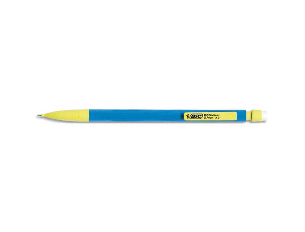 Porte-mine bic matic écolutions 0.7mm recyclé embout gomme 4 mines hb