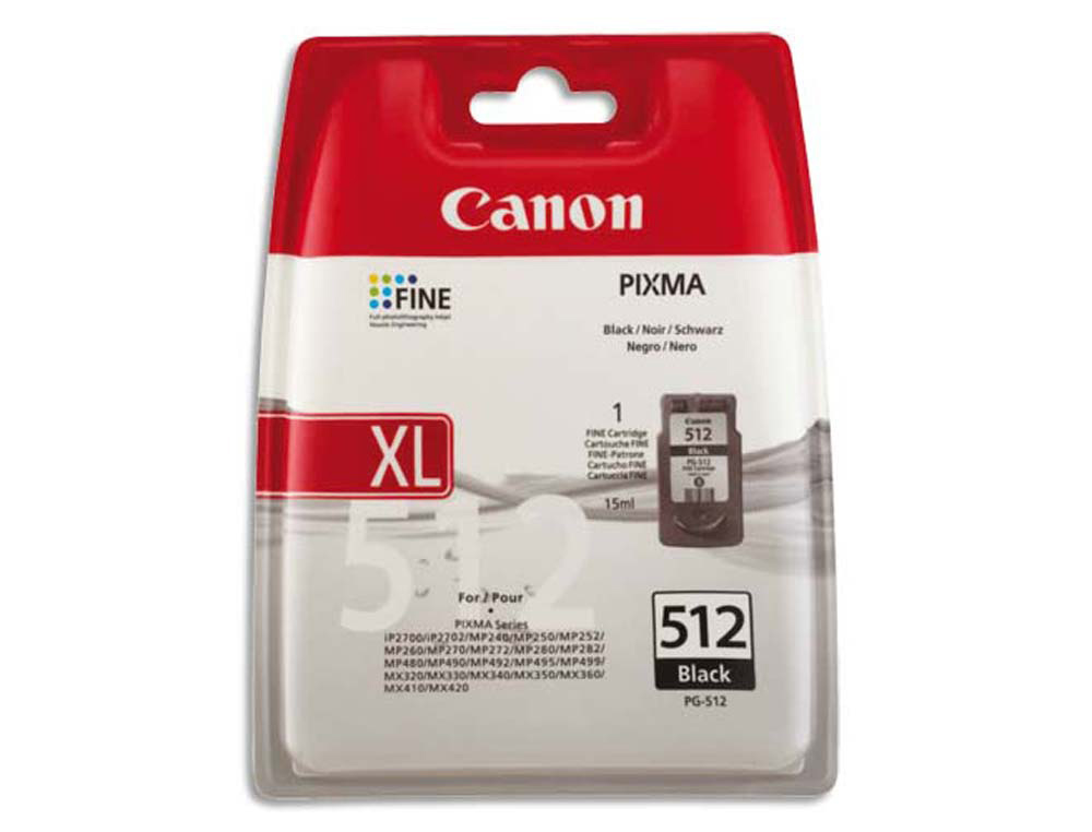 Cartouche d'encre original canon pg-512 400 p noir