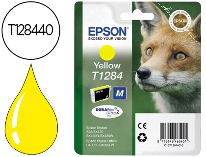 Cartouche d'encre original epson c13t12844010 225 p jaune
