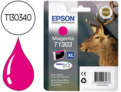 Cartouche d'encre original epson c13t13034010 800 p magenta