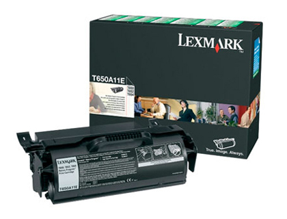 Toner laser original lexmark t650a11e 7000 p noir